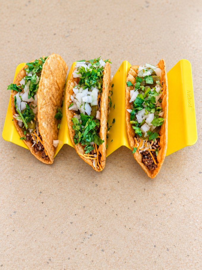 Crispy Beef Tacos — 3 Tacos