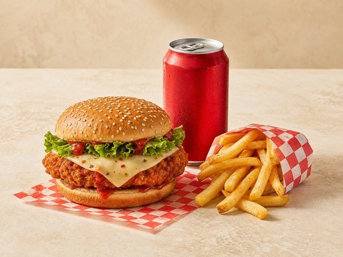 Fuego Chicken Sando Meal
