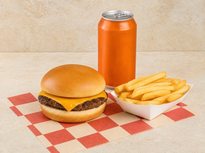 Fuego Cheeseburger Combo
