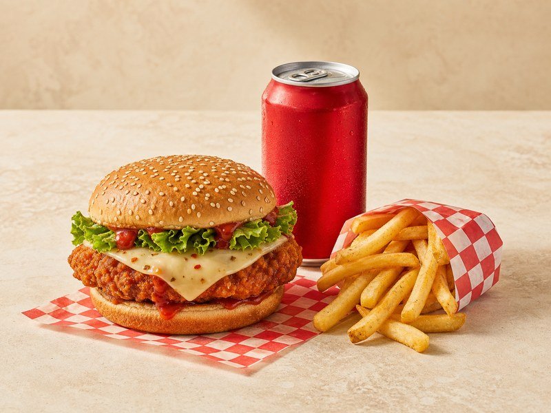 Fuego Chicken Sando Meal